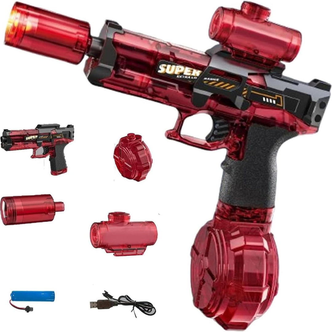 Pistola de Agua Eléctrica Automática, Alta Presión