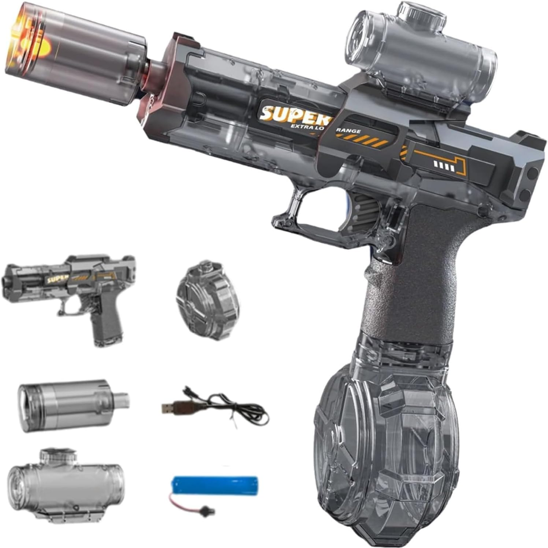 Pistola de Agua Eléctrica Automática, Alta Presión